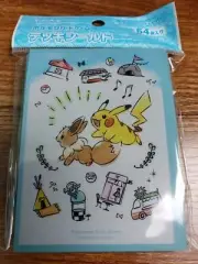 Pokemon Market - Pikachu & Eevee - Japanese - Set of 64 Pokemon Card Sleeves