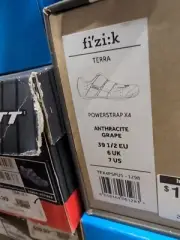 Fizik X4 Terra powerstrap Ask For Anthracite Size 39.5 7 US