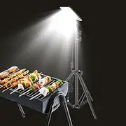 Acunny LED Camping Light with Stand – Outdoor Work Lighting, Adjustable Tripod Lamp for Fishing, Camping, BBQ and Work