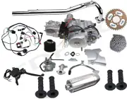 4 Stroke 125cc Semi Auto Engine Motor Kit 3+1 Reverse ATV Quad Buggy Go Kart 110