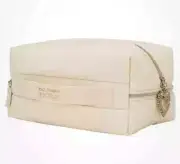 Dolce & Gabbana Devotion Cream Off-White Makeup Cosmetic Bag Perfum Promo New