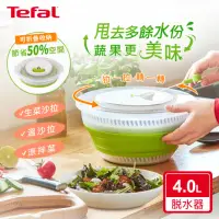 在飛比找momo購物網優惠-【Tefal 特福】樂活系列可折疊沙拉/蔬果脫水器-4L(經