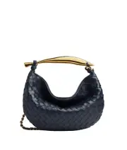 Bottega Veneta Sardine Classic Chain $5100 Space Top Handle Bag New