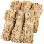 300G Natural Raffia Ribbon Raffia Grass - Sukh Raffia Straw for Florist Bouquet