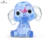 NIB Authentic Swarovski Dreamy the Elephant Butterfly Crystal Figurine #5506808
