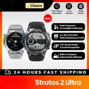 New GPS Smart Watch Built-in Compass Barometric Altimeter Dual-band Voice 10ATM