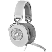 Corsair HS65 Surround Headset - White 3.5mm connection, or use the included USB adapter to enable SoundID and Dolby Audio 7.1 surround sound [CA-9011271-AP]
