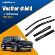 4pcs Weather Shields For Ford Territory 2004-2020 Front & Rear Window Rain Guard