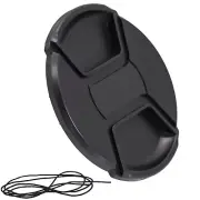 Universal ABS 112mm Center Pinch Snap Front Lens Cap Cover DSLR Camera Lens Cap