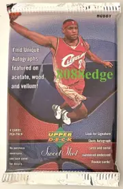 2005-06 UD SWEET SHOT HOBBY SEALED PACK: MICHAEL JORDAN/LeBRON JAMES/KOBE AUTO ?