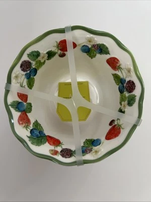 Primrose Vintage Summer Berry Melamine 4.5” Tidbit Snack Bowls Set of 4 NEW