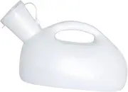 Portable Urinary Container for Men Pee Bottle for Travel And Camping, White