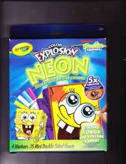 Sponge Bob Square Pants--NEON CRAYOLA MARKERS