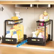 Under Sink Organizer 1 Pack,Pull Out Cabinet Organizer Shelf,Kitchen Bathroom...