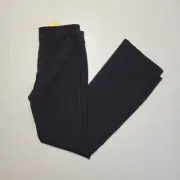 $175 New PURE AMICI Black Boot Cut Pants Women's Size MEDIUM M Made In USA