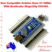 New Arduino Nano V3 16Mhz With Bootloader + USB cable. (Unsoldered)