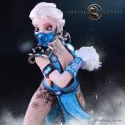 Elsa SubZero (MortalKombat Fan Art)/Unpainted or fully painted (Made to order)