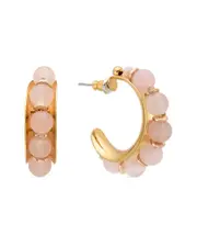 Eye Candy LA Agate Mia Half Loop Earrings