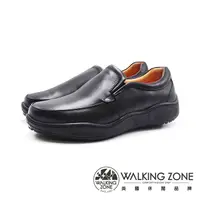 在飛比找PChome24h購物優惠-WALKING ZONE(男)厚底耐久站健走鞋 男鞋-黑色