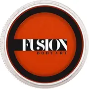 Fusion Body Art Pro Face Paint | Prime Orange Zest (32g), Professional Quality Water Activated Face and Body Paint Supplies Single Makeup Cake Hypoallergenic, Non-Toxic, Safe, Vegan