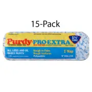 Purdy 15 Pack Colossus Pro-Extra 9" x 1" Nap Roller Covers 140665095-15PK
