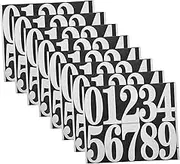 NUOBESTY 8Sets Self Adhesive Address Stickers for Mailbox Durable Decals for Outdoor Use Easy Peel and Stick Installation for House Signage