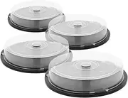 4pcs Cd Storage Bin Cd Organizer Disk Case Dvd Storage Dvd Holder Empty Collection Container Disk Holder Movie Case Pp