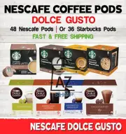 NESCAFE Dolce Gusto Or STARBUCKS Coffee Pods, 3 Boxes of Capsules CHOOSE FLAVORS