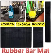 non-slip Flexible Rubber Bar Mats for Runner Glass Drip Tray Beer Drink Service