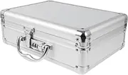 NOLITOY Large Capacity Tool Organizer Portable Medicine Box Metal Case Hard Carrying Case for Mechanics Car