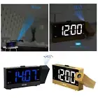 Alarm Clock Radio Projection Large Screen LED FM Radio Home Clocks Decor