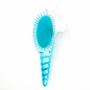 Claire's unicorn head paddle brush turquoise nwt kawaii