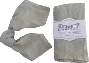 Linen Napkins –100% French Flax – Stonewashed Pure Linen Cloth Napkins - Size 18