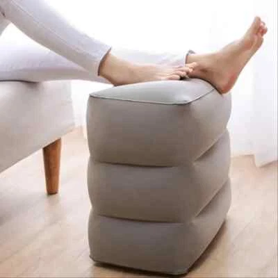 Flight Sleeping Footrest Rest Pillow on Airplane Kids Inflatable Resting Pillows