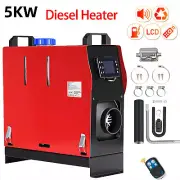 Portable Diesel Air Heater 5KW 12V Thermostat Deisel Caravan Motorhome