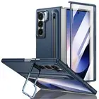 For Samsung Galaxy Z Fold 6 5 4 3 Case with Built-in Screen Protector & Stylus