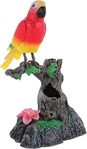 HONMEET Parrot Toys for Boys and Girls Talking Recording Parrot Home Decor Bedroom Decor Language Learning Toy