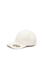 [Diesel] Diesel - Baseball cap with oval D plaque - Caps - Man - White 02 White