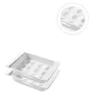 2 PCS Drawer Fridge Shelf Holder Fridge Drawer Organizer Egg Storage Box