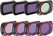 Freewell 8Pack All Day QuickSwap ND/PL, ND, CPL Filter Kit for Osmo Pocket 3: Effortless Installation, Vibrant Color, Gimbal Compatibility