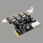 4-port USB 3.0 PCI-e Expansion Card Adapter PCI-E to USB 3.0 HUB
