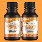 Arymar Mertiolato Tintura – First Aid Antiseptic for Wounds, 1 fl oz (2-Pack)