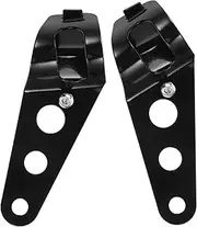 HEALEEP 2pcs Motorcycle Headlamp Bracket Motorbike Light Mount Holder Light Brackets for Enhanced Nighttime Visibility Easy Installation and Secure Fit