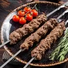 Rust-proof Stainless Steel Skewers Barbecue with Ring Design Bbq Set