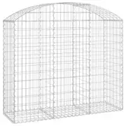 Arched Gabion Basket 150x50x120/140cm Galvanised Iron Fence Wire Wall Cage