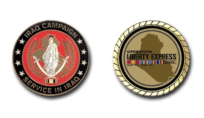 Operation Liberty Express Iraq Challenge Coin