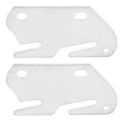 2 Pcs Bed Attachment Furniture Hardware Frame Accessories Rail Brackets Hook