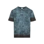 [Dries Van Noten] Dries Van Noten-Blue Hubba Cotton T-Shirt-Uomo S STAND