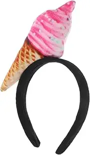 WEKADRIN Womens Ice Cream Headband Lightweight Funny Hair Band for Face Washing Makeup Spa for Parties Festivals Everyday Use Cute Accessory for Women