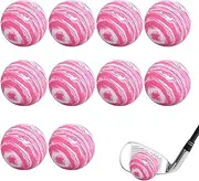 Sponge Golf Practice Balls Indoor - 10X Golf Training Balls,Family Games, Sport Training Warm-up Aid for Backyard Course